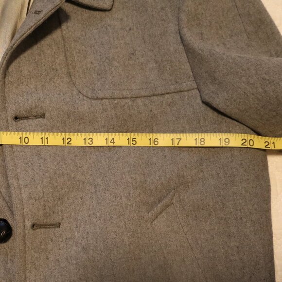 Pendleton Grey Wool Pea Coat - Picture 6 of 7